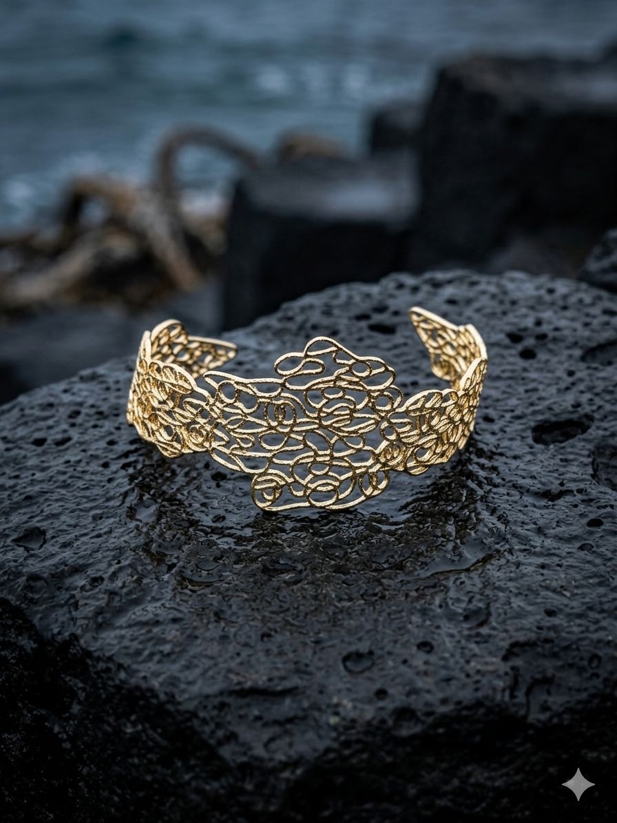 Bracciale Rigido "Intrecci di Mare" – Edizione d'Autore